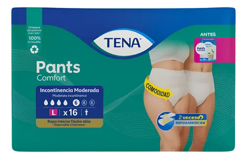 TENA PANTS CONFORT – Pañalera Belyan